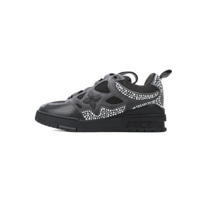 LOUIS VUITTON Black Grey White Diamond 01