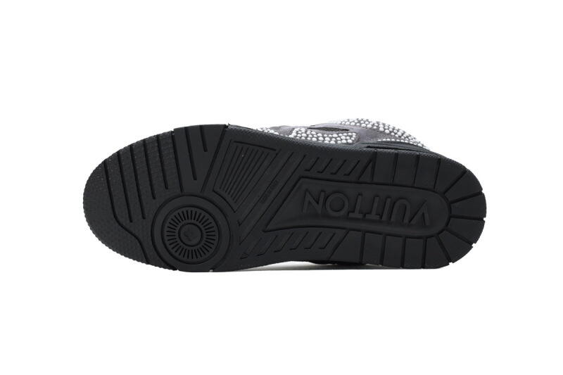 LOUIS VUITTON Black Grey White Diamond