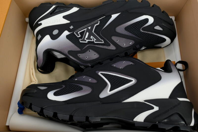 Louis Vuitton Run Tatic Black Silver