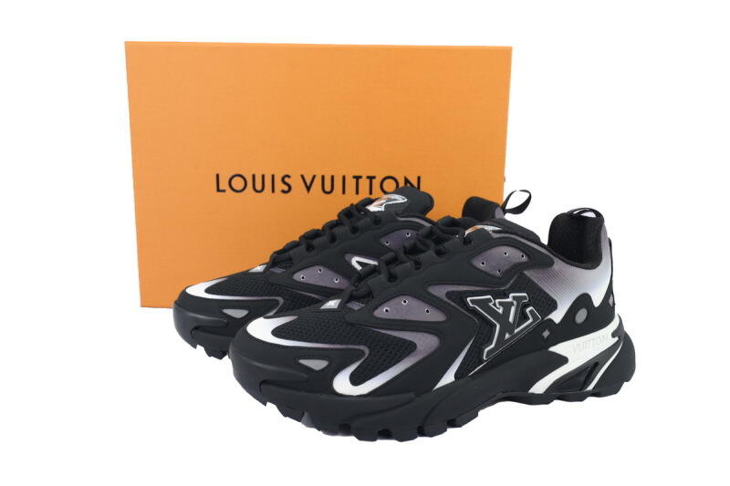 Louis Vuitton Run Tatic Black Silver