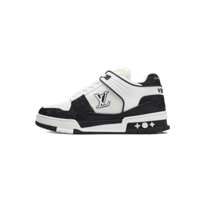 LOUIS VUITTON Trainer White Black 01