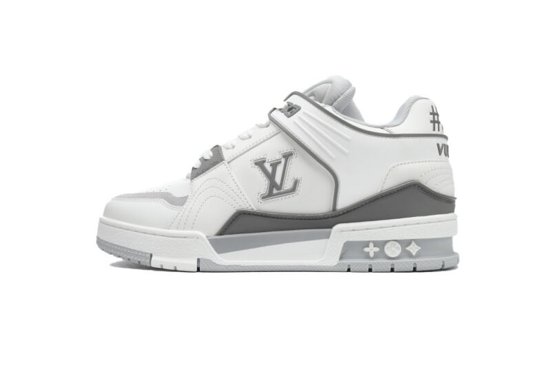 LOUIS VUITTON Trainer White Grey