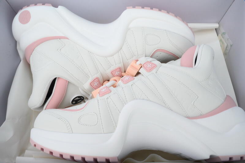 Louis Vuitton Archlight Sneakers White Pink
