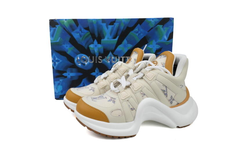 Louis Vuitton Archlight Sneakers White Brown