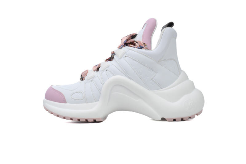 Louis Vuitton Archlight Sneakers White and Pink