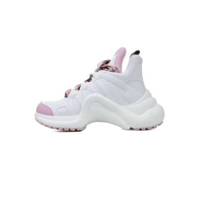 Louis Vuitton Archlight Sneakers White and Pink 01