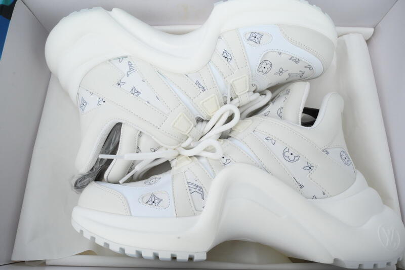 Louis Vuitton Archlight Sneakers Printed White