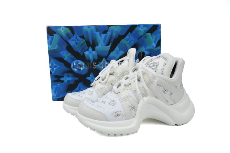 Louis Vuitton Archlight Sneakers Printed White