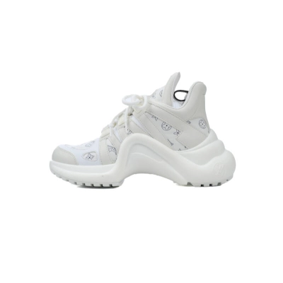 Louis Vuitton Archlight Sneakers Printed White 01