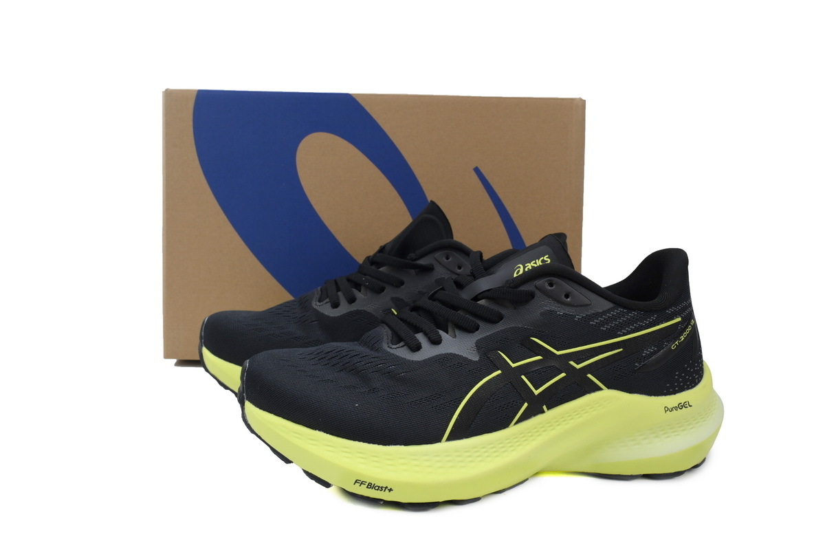 Asics GT 2000 12 'Black Glow Yellow'