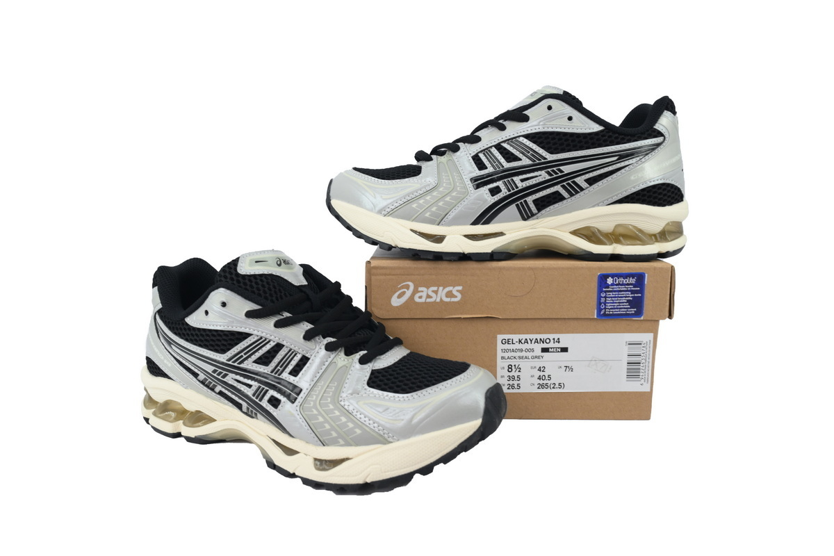 Gel Kayano 14 'Black Seal Grey'