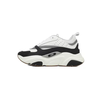 Dior White Black 'B22' Sneakers Cream 01