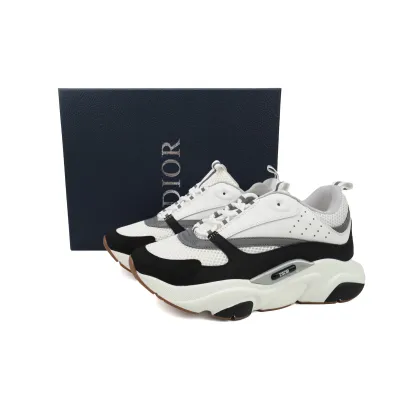 Dior White Black 'B22' Sneakers Cream 02