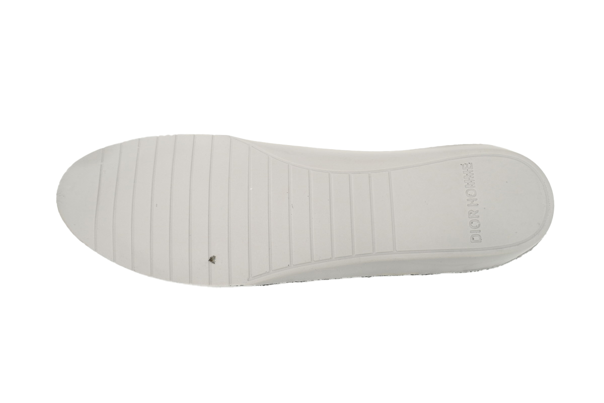 Dior White, Blue, & Black 'B22' Sneakers White Blue