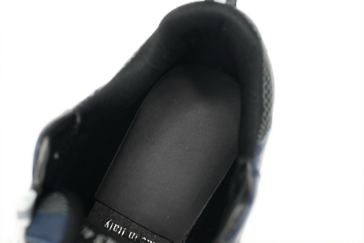 Dior White, Blue, & Black 'B22' Sneakers White Blue