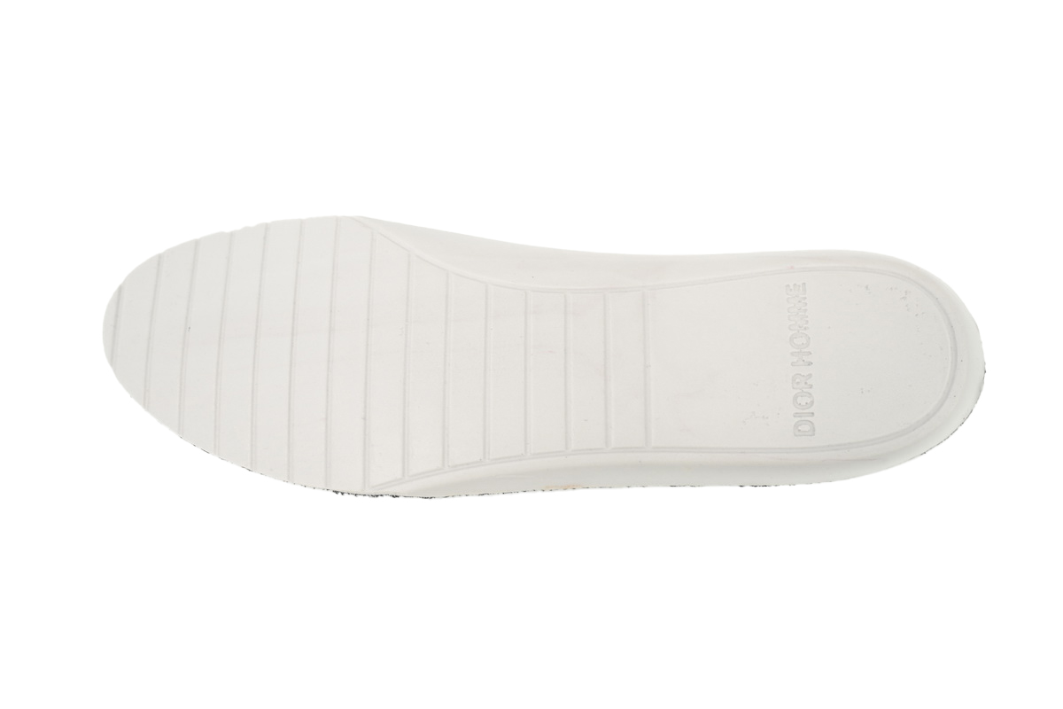 Dior White, Blue, & Black 'B22' Sneakers Lime