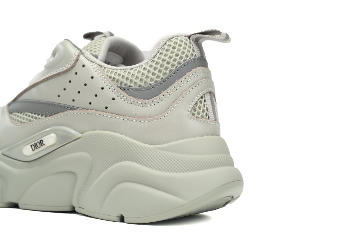 Dior White, Blue, & Black 'B22' Sneakers Lime
