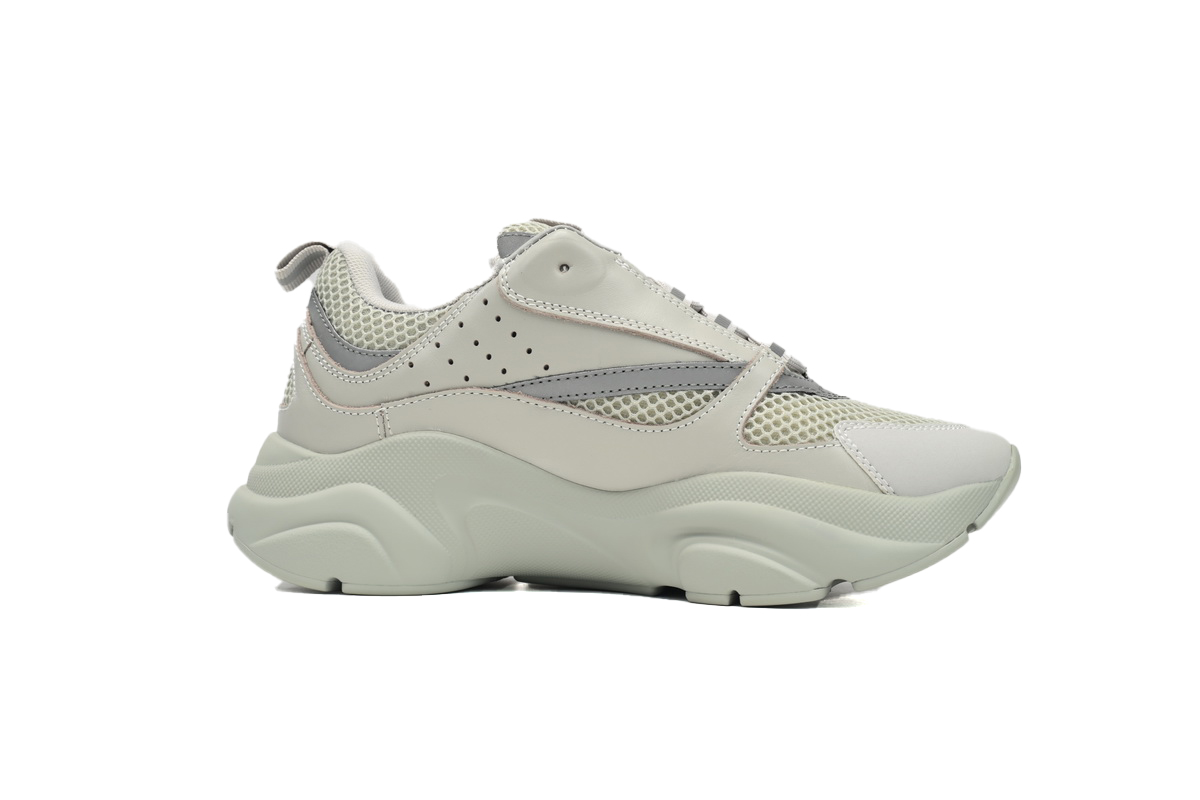 Dior White, Blue, & Black 'B22' Sneakers Lime