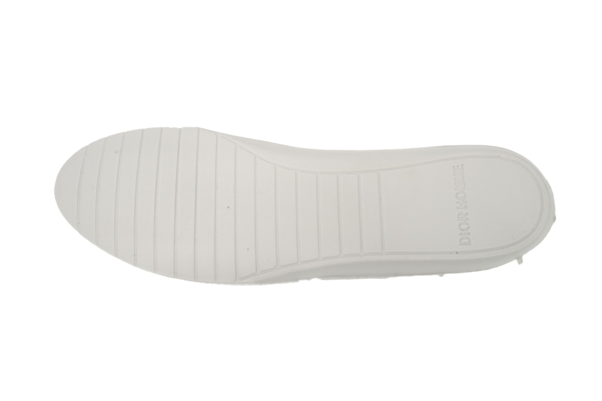 Dior White, Blue, & Black 'B22' Sneakers Rice Grey Blue