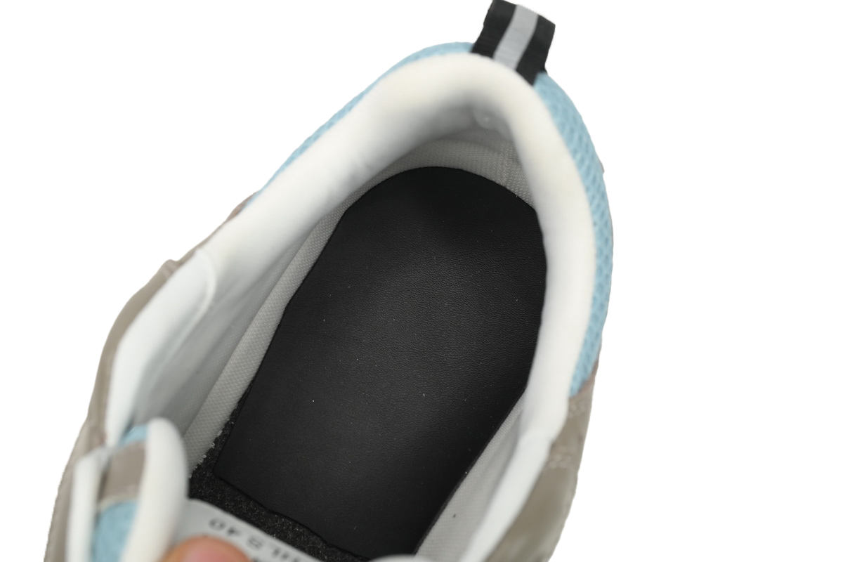 Dior White, Blue, & Black 'B22' Sneakers Rice Grey Blue