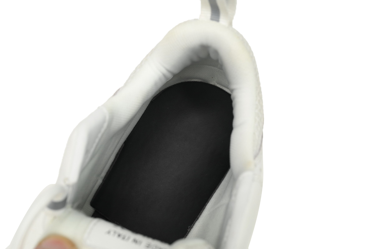 Dior White, Blue, & Black 'B22' Sneakers Rice White Gray