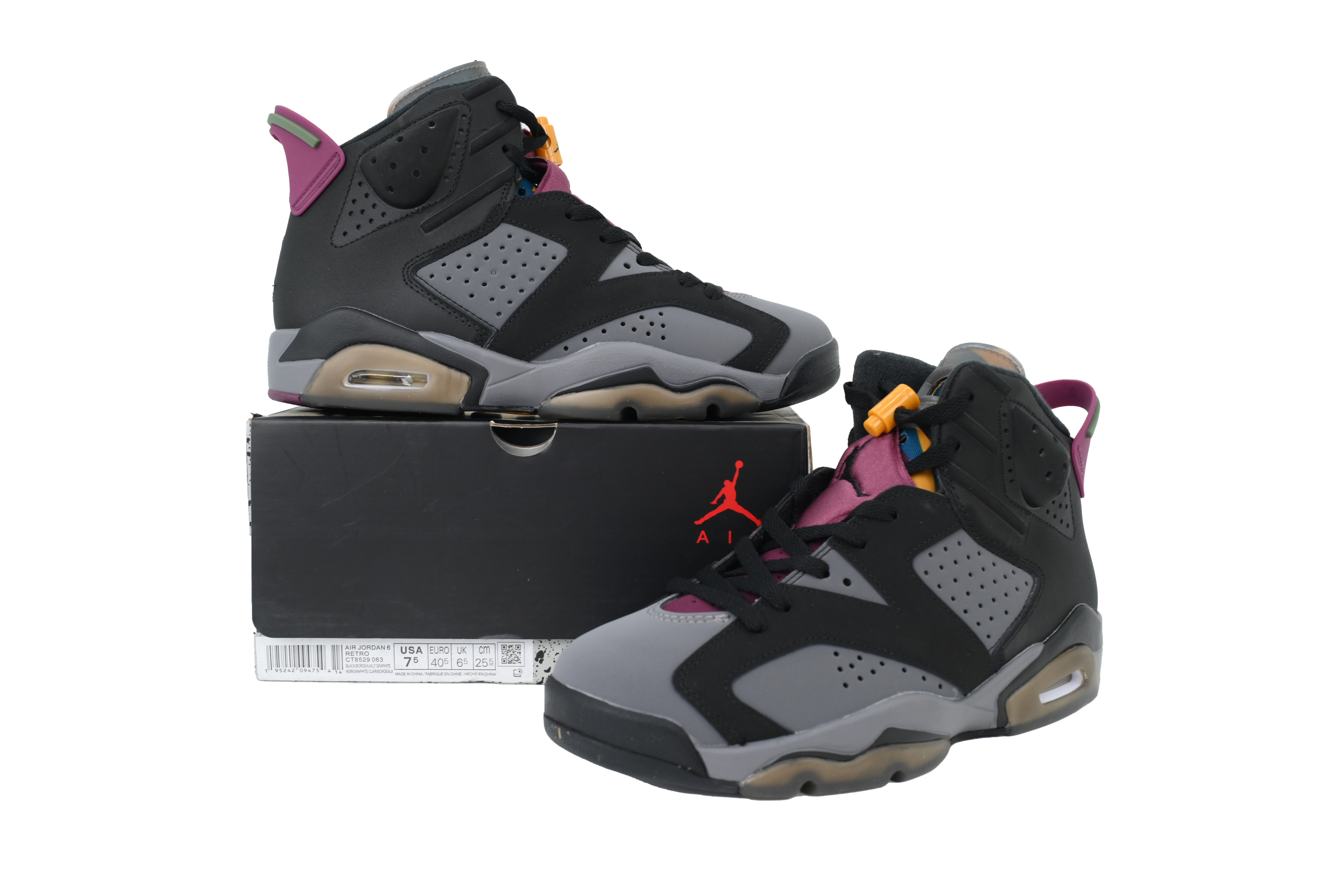 Q1 Air Jordan 6 Retro 'Bordeaux'