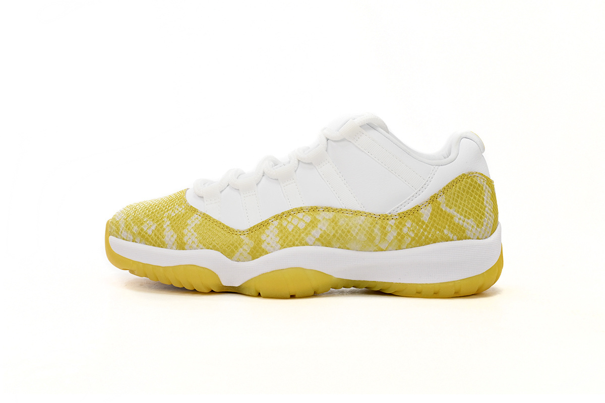 XP Air Jordan 11 Low WMNS “Yellow Snakeskin”