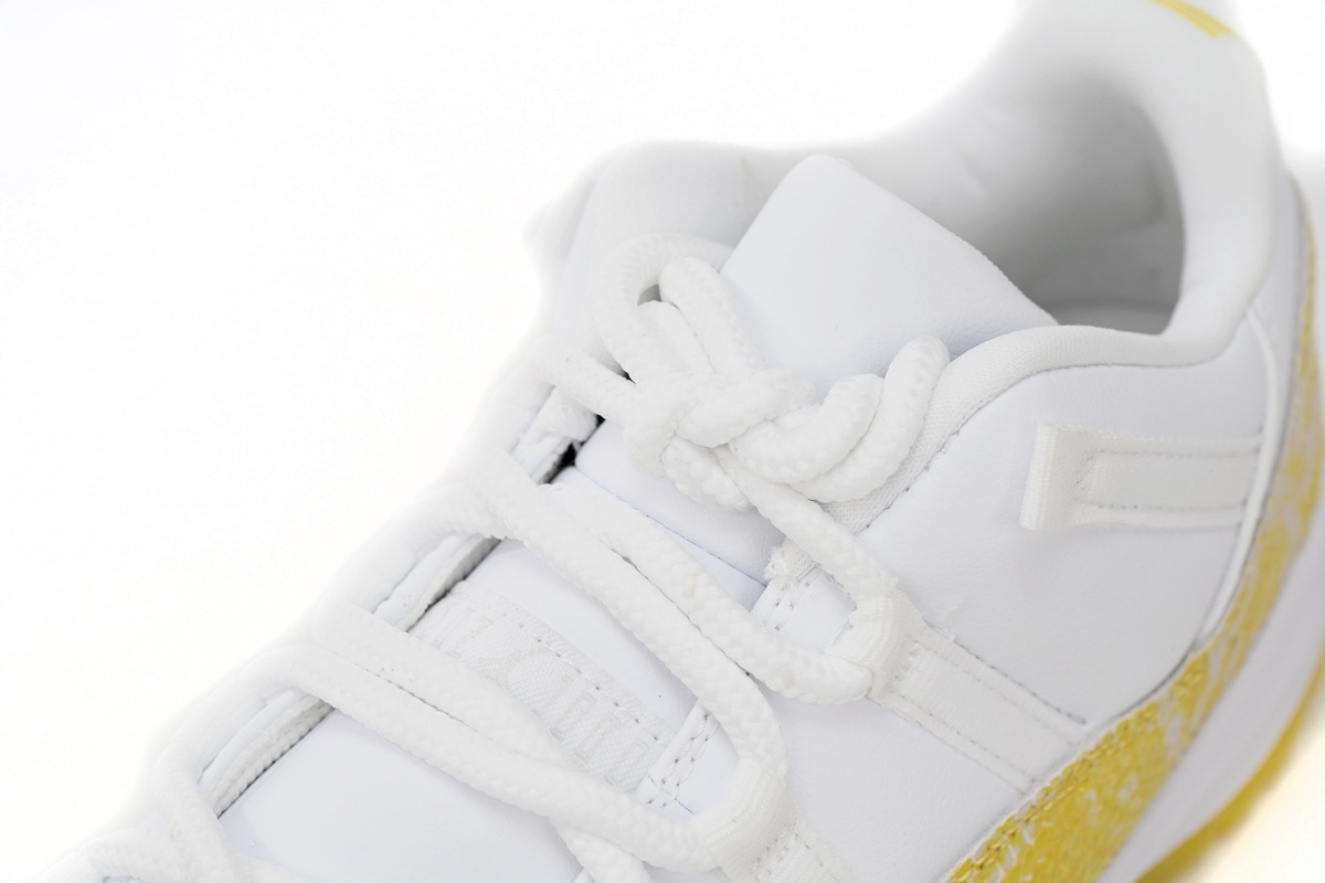 XH Air Jordan 11 Retro Low WMNS “Yellow Snakeskin
