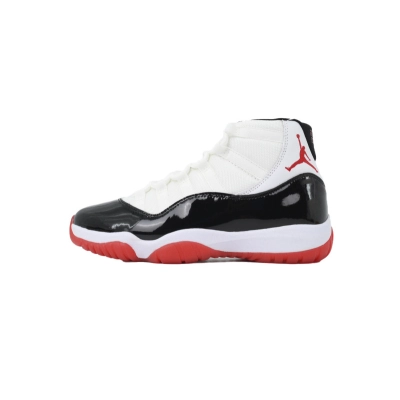 DJ Air Jordan 11 Retrowhite Black Red 01