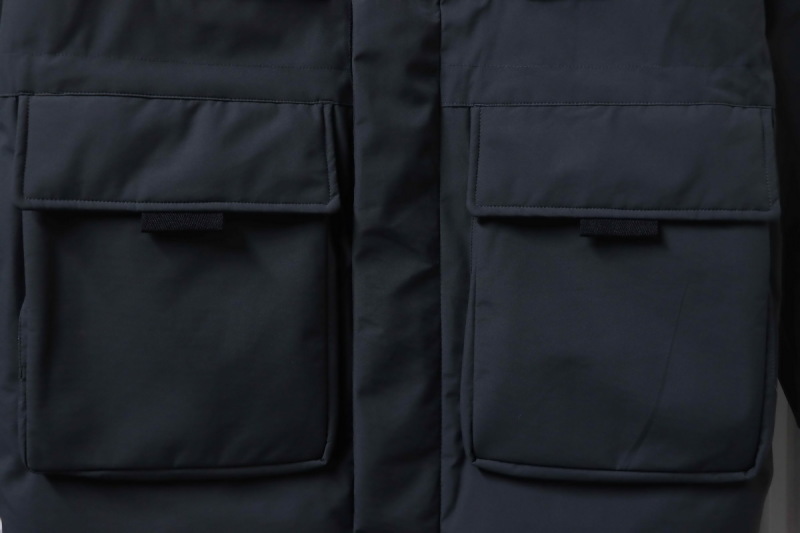 MLB 2nd Generation Large Fur Collar Workwear Down Jacket Grey