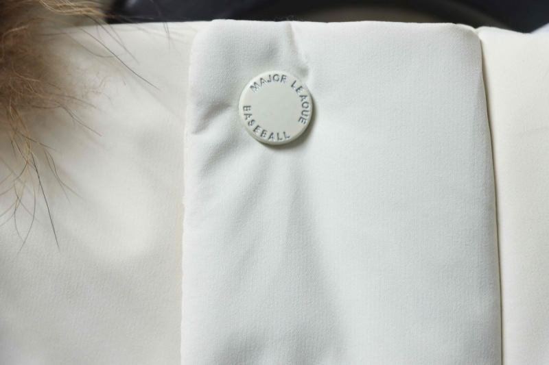 MLB 2nd Generation Large Fur Collar Workwear Down Jacket White