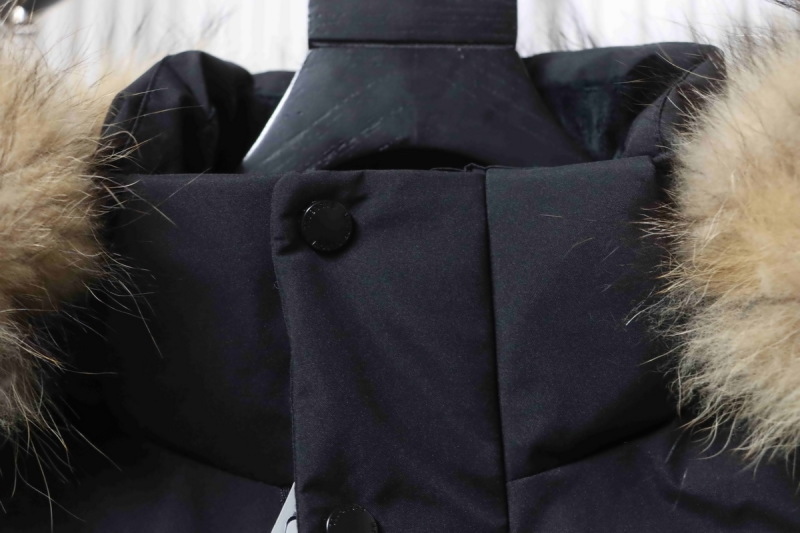 MLB 2nd Generation Large Fur Collar Workwear Down Jacket Black