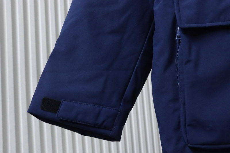 MLB 2nd Generation Large Fur Collar Workwear Down Jacket Blue