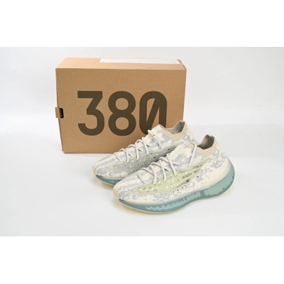 A8 adidas Yeezy Boost 380 Mist Blue Gray White 02