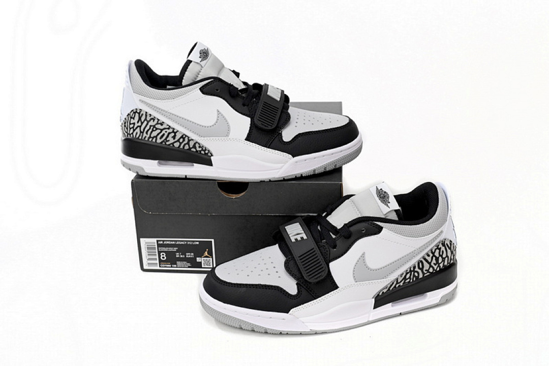 Air Jordan AJ312 White And Black Soot