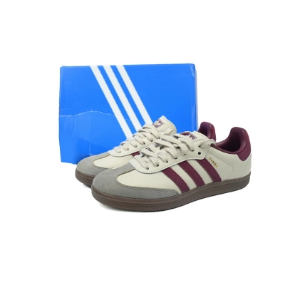 Samba OG 'Putty Grey Maroon' 02