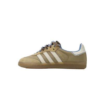 Wales Bonner x Samba Nylon 'Desert White' 01
