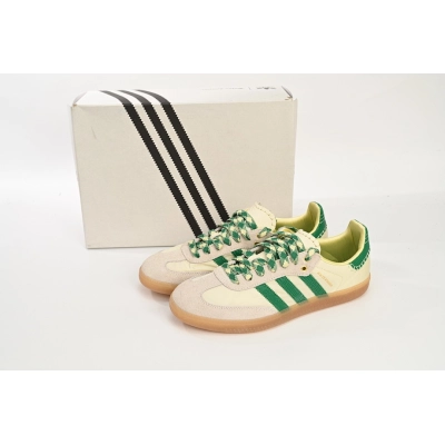 Wales Bonner x adidas Originals SAMBA White Green 02