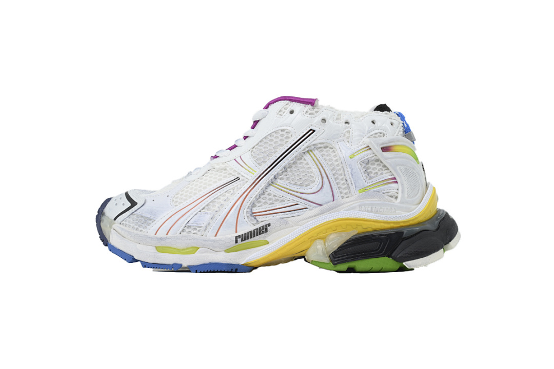 WRUNG 9800 Balenciaga Runner Sneaker Gradient White Gray