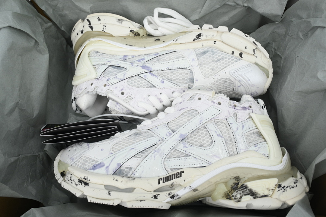 Balenciaga Runner Sneaker White Graffiti