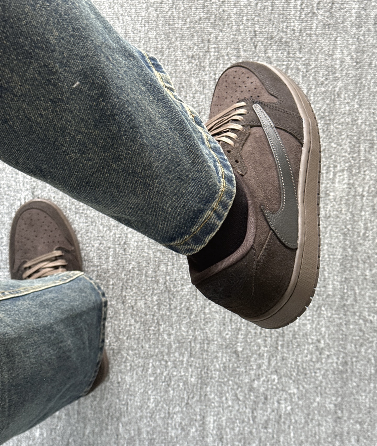 XP Travis Scott x Air Jordan 1 Retro Low OG SP 'Velvet Brown' review anthony 03