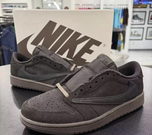 XP Travis Scott x Air Jordan 1 Retro Low OG SP 'Velvet Brown' review nicole