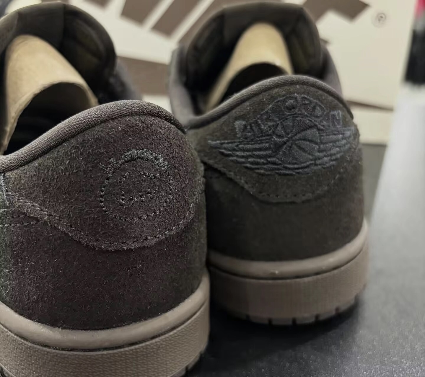 XP Travis Scott x Air Jordan 1 Retro Low OG SP 'Velvet Brown' review nicole 01