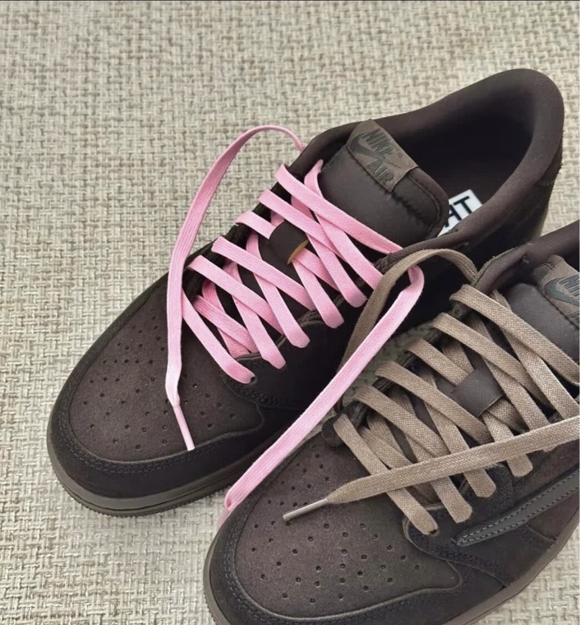 XP Travis Scott x Air Jordan 1 Retro Low OG SP 'Velvet Brown' review patton 01