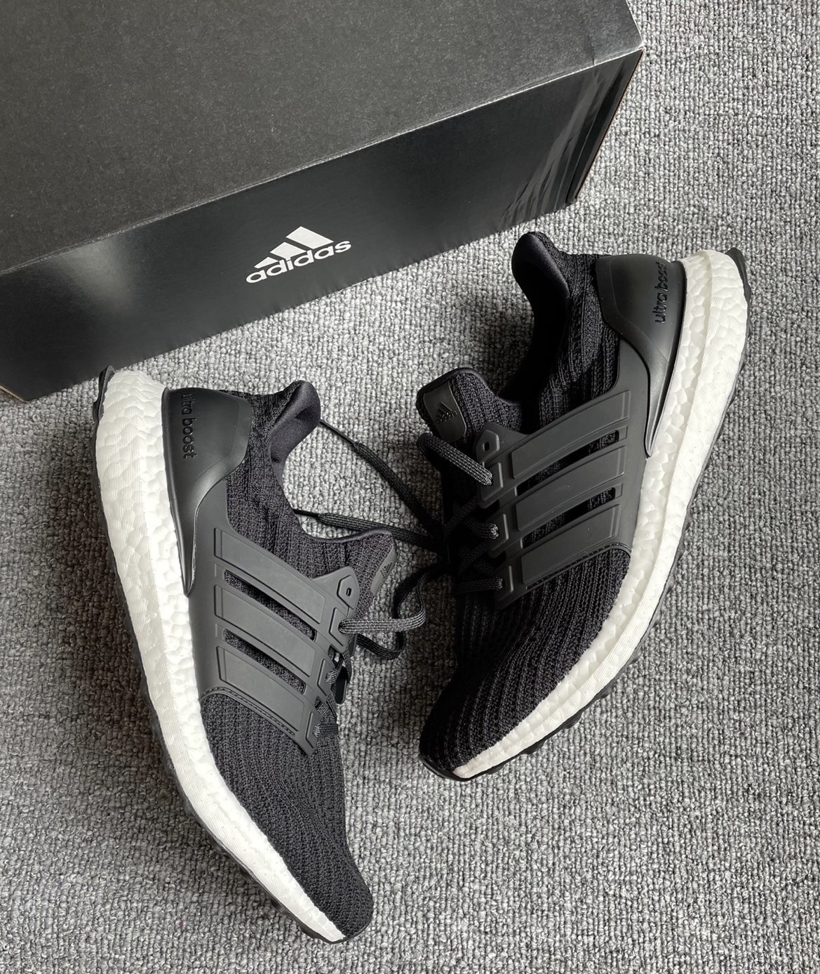 Adidas Ultra Boost 4.0 “Black White” Real Boost review Abel 00