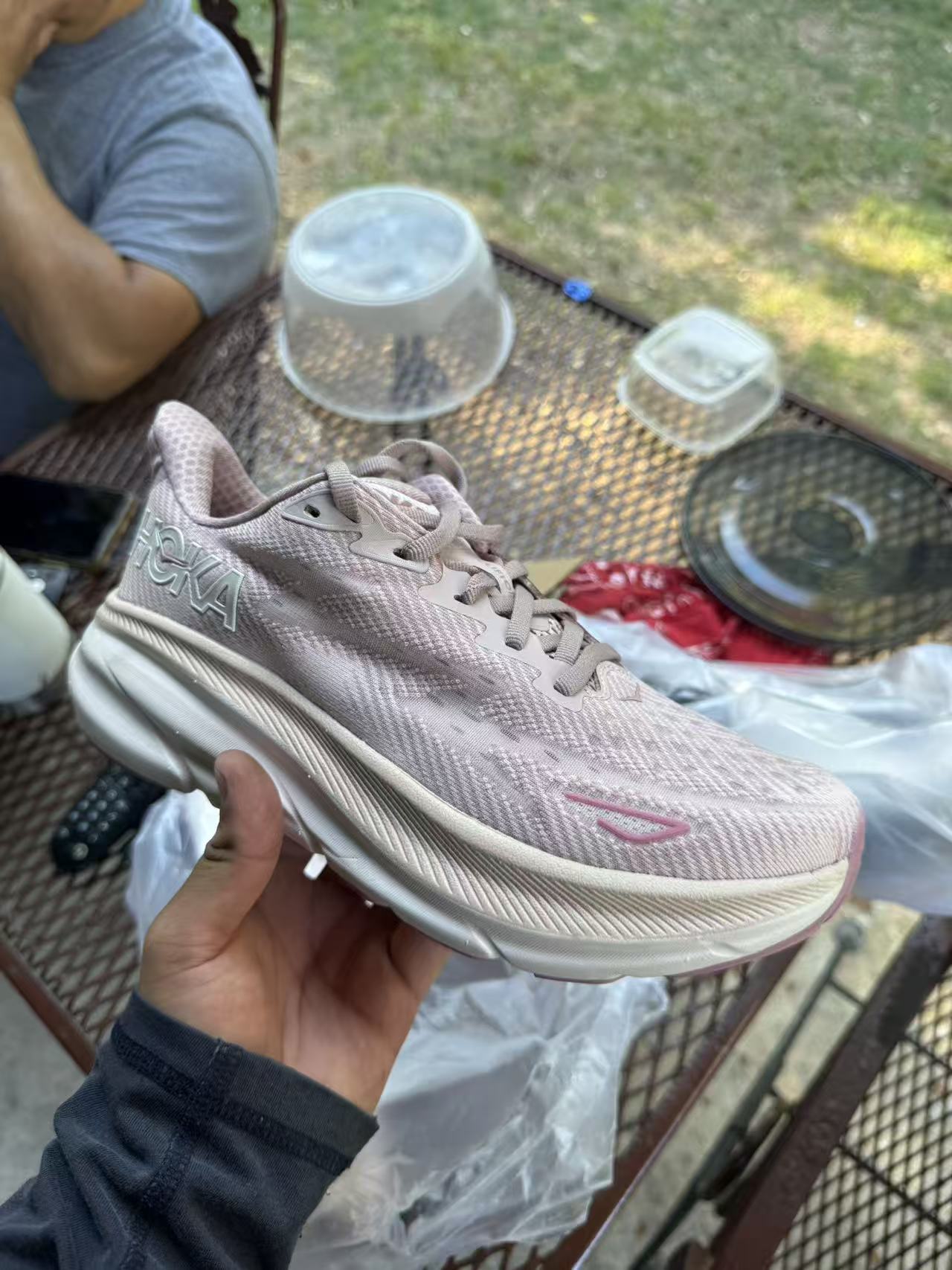 HOKA Clifton 9 'Pale Mauve' review zero 00