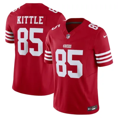Men's San Francisco 49ers #85 George Kittle Limited F.U.S.E. Jersey - Scarlet  02