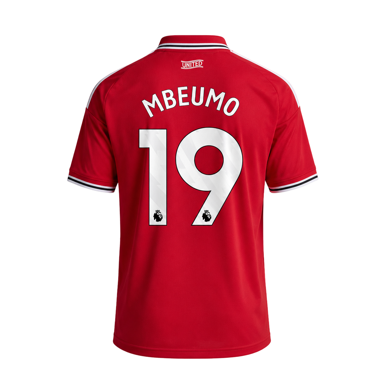 Manchester United 2026/27 #19 Mbeumo EPL Home Jersey - Fan Version Football Shirt-Regular Fit