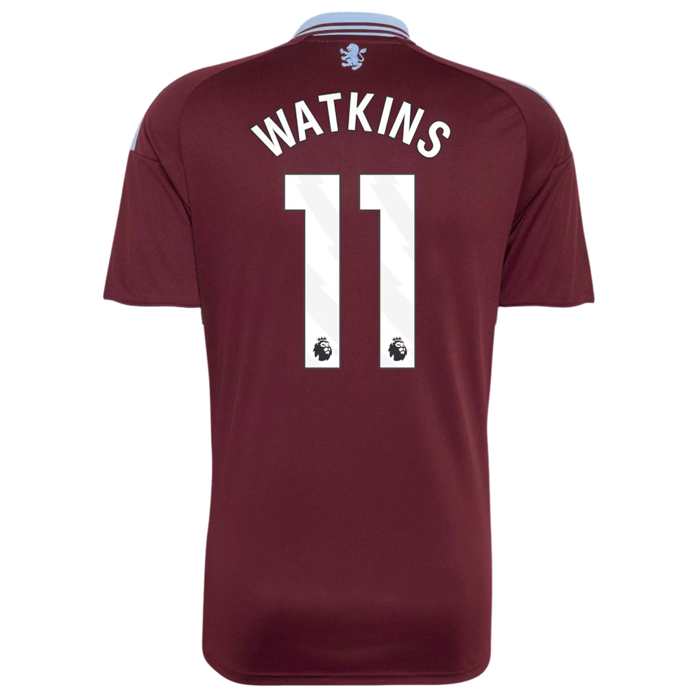 Aston Villa 2026/27 #11 Ollie Watkins EPL Home Jersey - Fan Version Football Shirt-Regular Fit