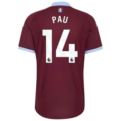 Aston Villa 2026/27 #14 Pau Torres EPL Home Jersey - Player Version Football Shirt-Slim Fit 01